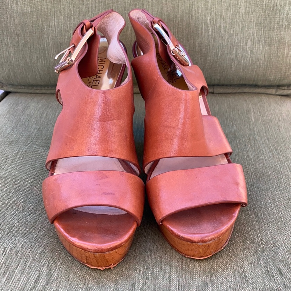 Michael Kors Brown High Heels Sandals